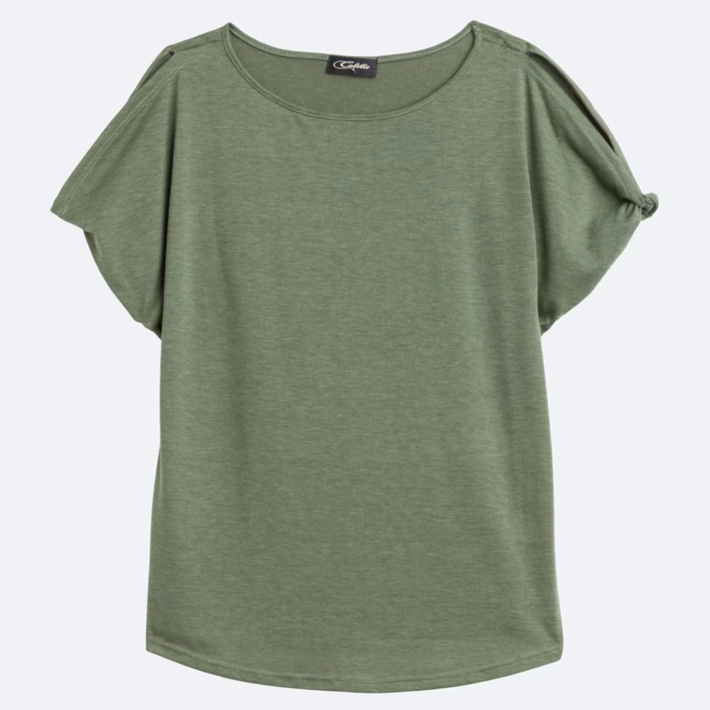 Cyrillus Olive Green Short Sleeve Tee